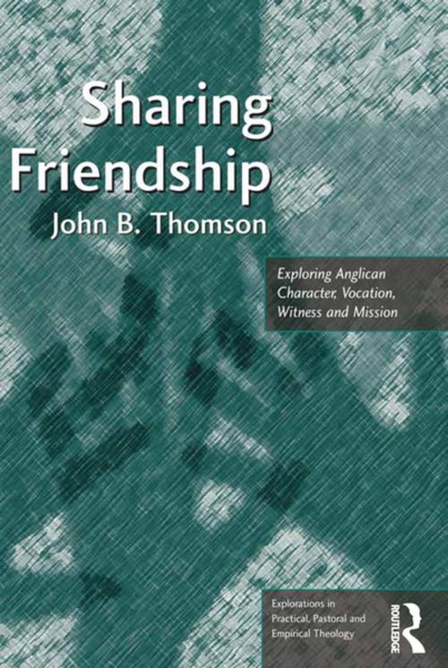 Cover of the book Sharing Friendship by John B. Thomson, Taylor and Francis