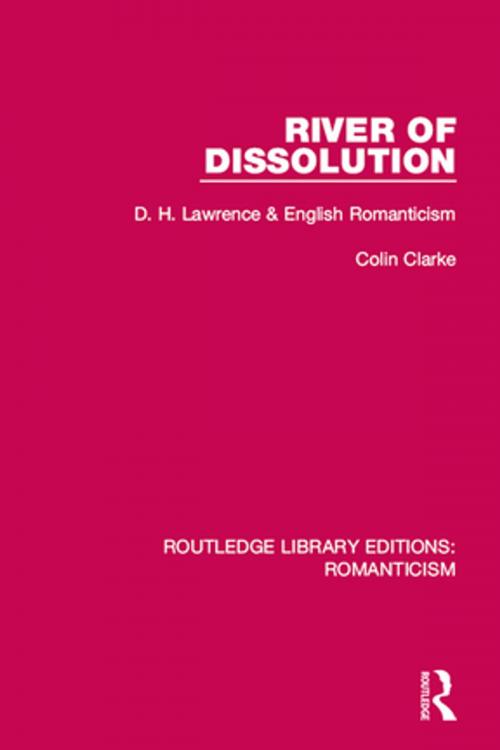 Cover of the book River of Dissolution by Colin Clarke, Taylor and Francis