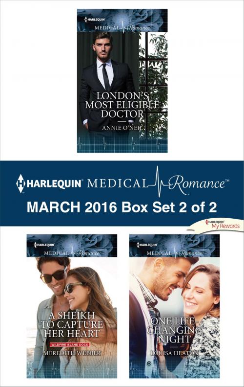 Cover of the book Harlequin Medical Romance March 2016 - Box Set 2 of 2 by Annie O'Neil, Meredith Webber, Louisa Heaton, Harlequin