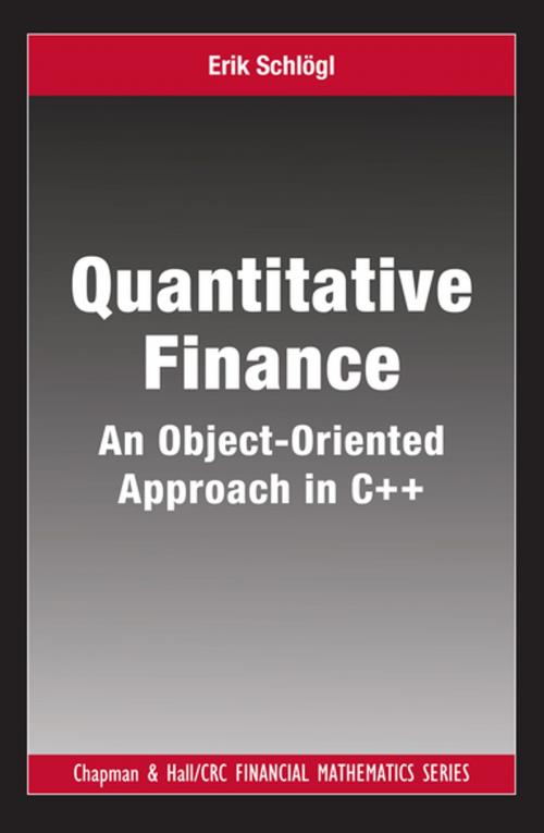 Cover of the book Quantitative Finance by Erik Schlogl, CRC Press