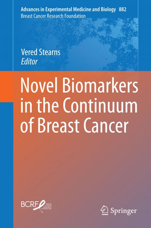 Cover of the book Novel Biomarkers in the Continuum of Breast Cancer by , Springer International Publishing