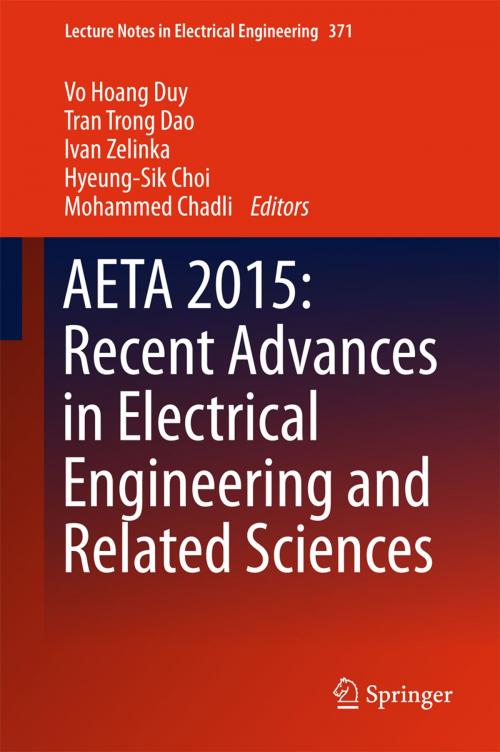 Cover of the book AETA 2015: Recent Advances in Electrical Engineering and Related Sciences by , Springer International Publishing