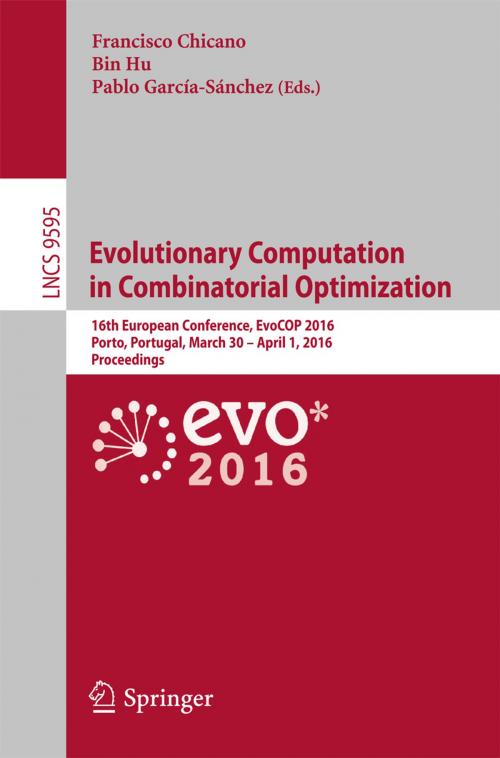 Cover of the book Evolutionary Computation in Combinatorial Optimization by , Springer International Publishing