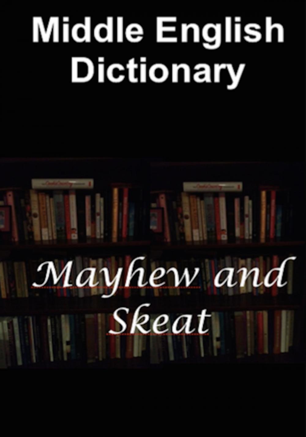 Big bigCover of Middle English Dictionary