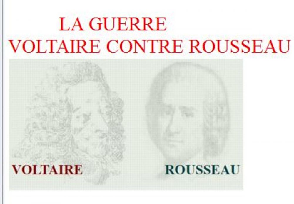 Big bigCover of Voltaire contre Rousseau