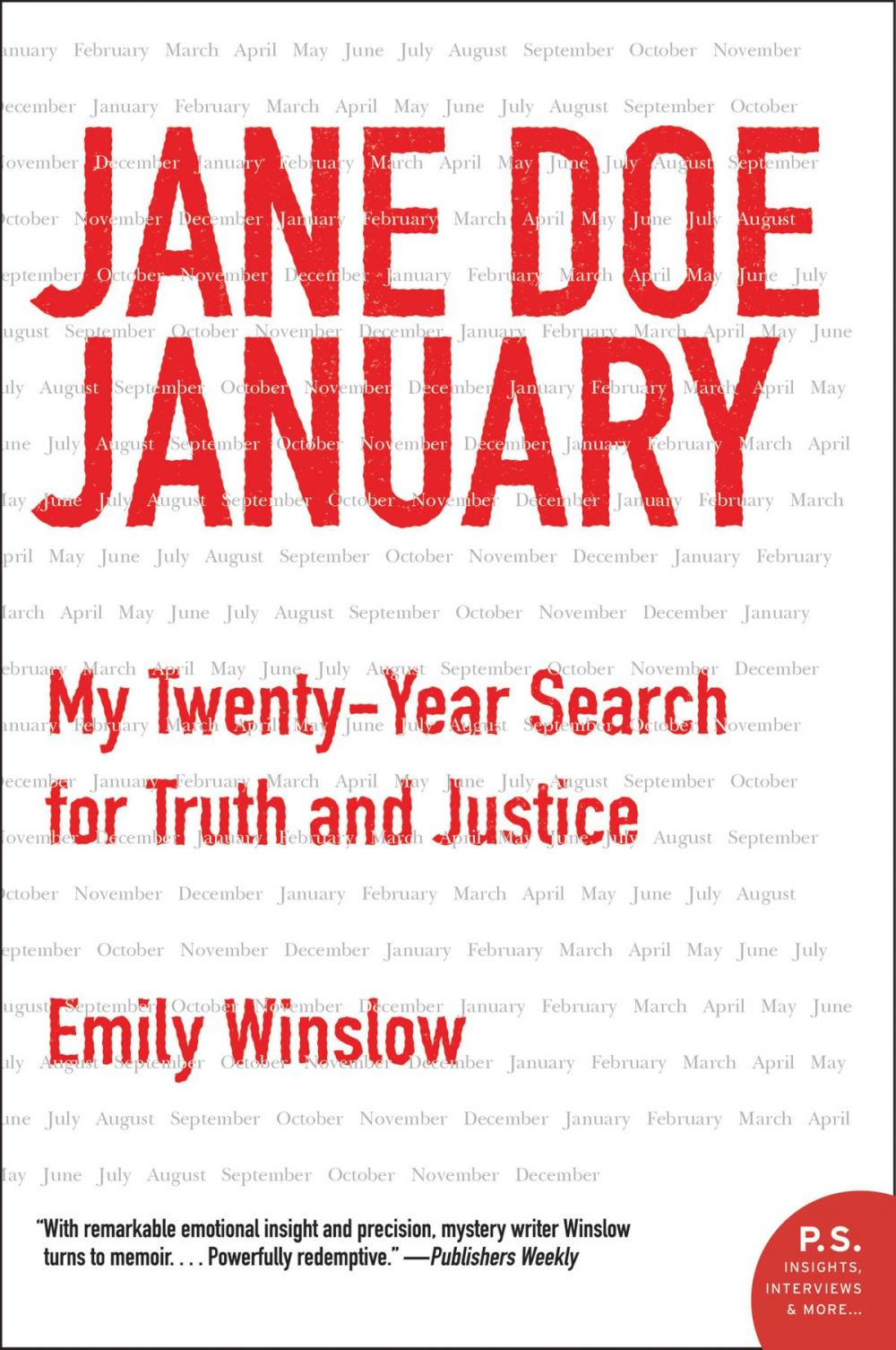 Big bigCover of Jane Doe January