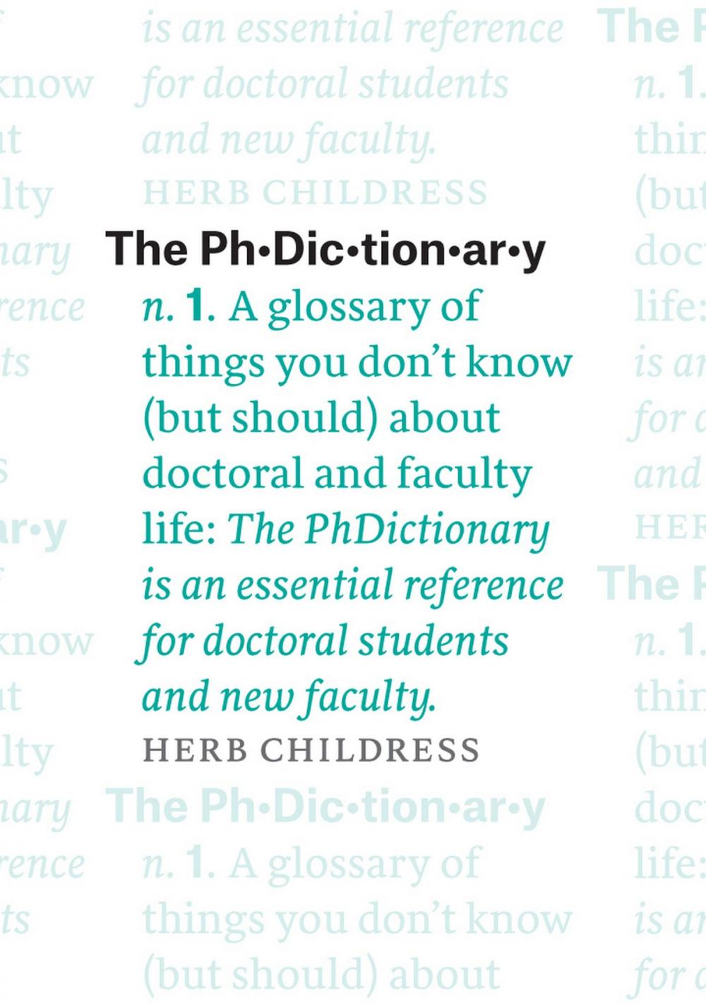 Big bigCover of The PhDictionary