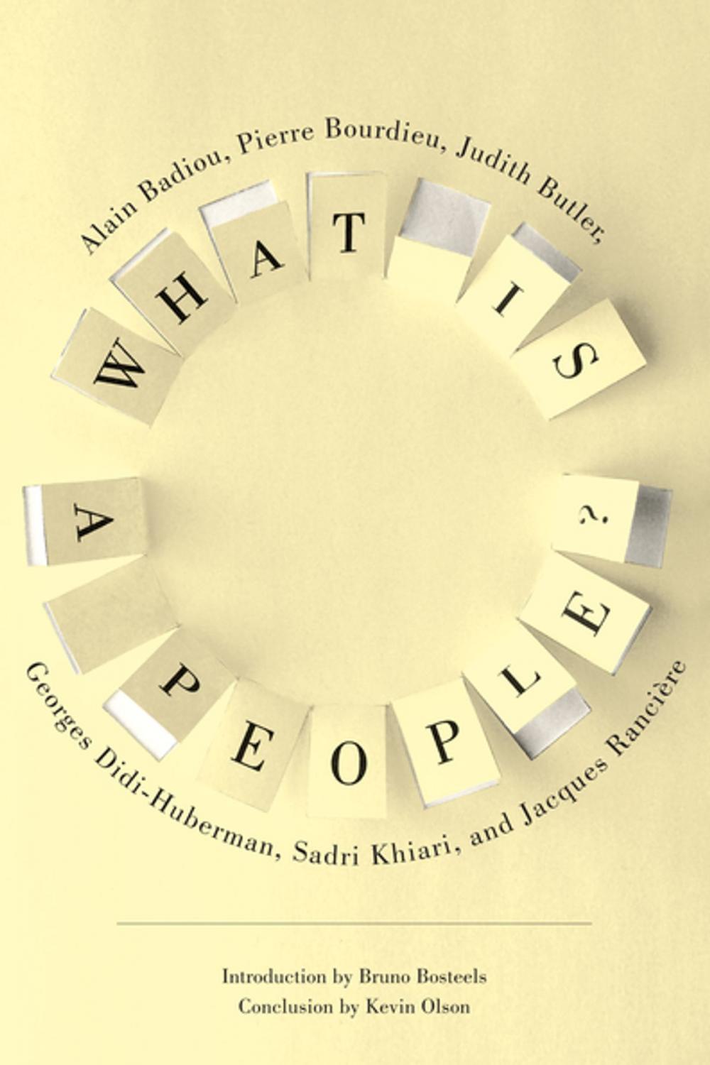 Big bigCover of What Is a People?