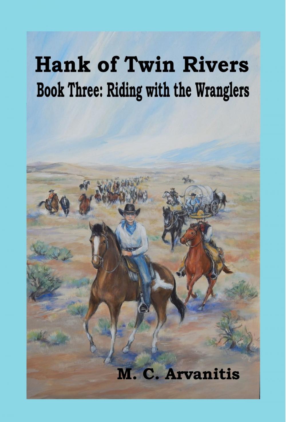 Big bigCover of Hank of Twin Rivers, Book Three: Riding with the Wranglers