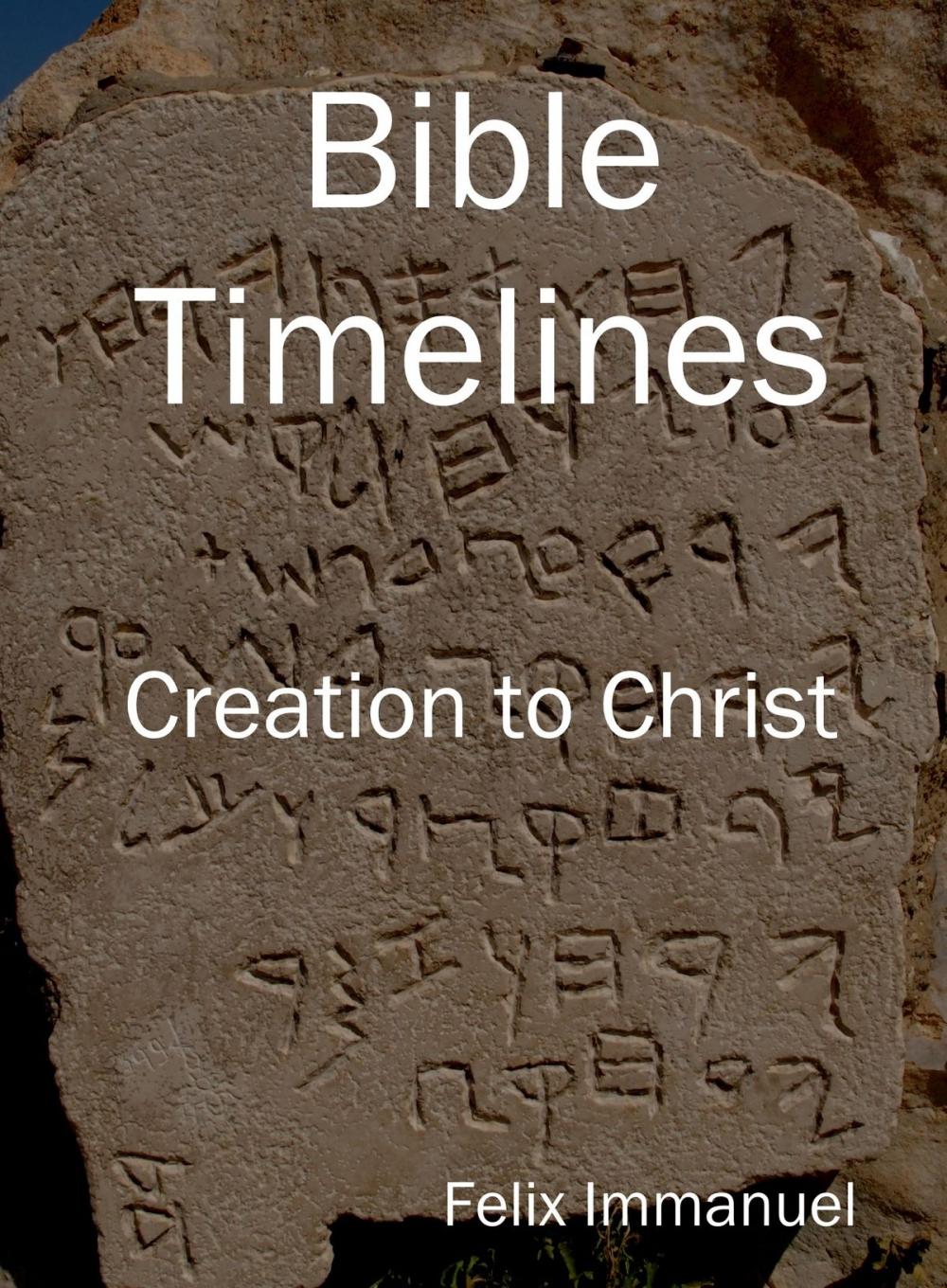 Big bigCover of Bible Timelines