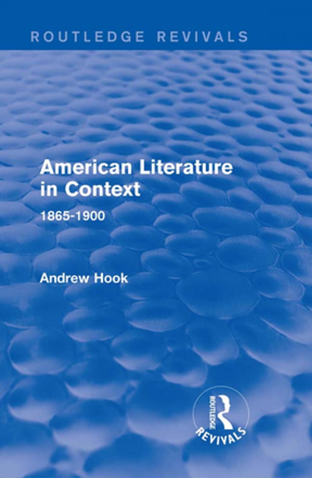 Big bigCover of American Literature in Context
