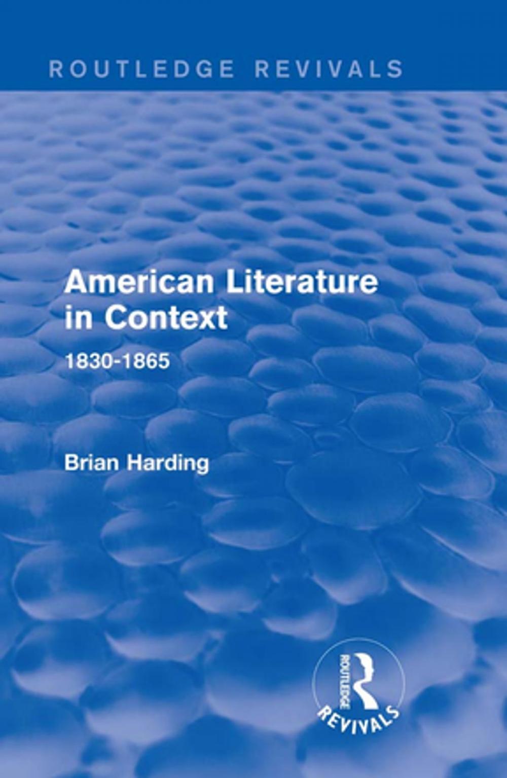 Big bigCover of American Literature in Context