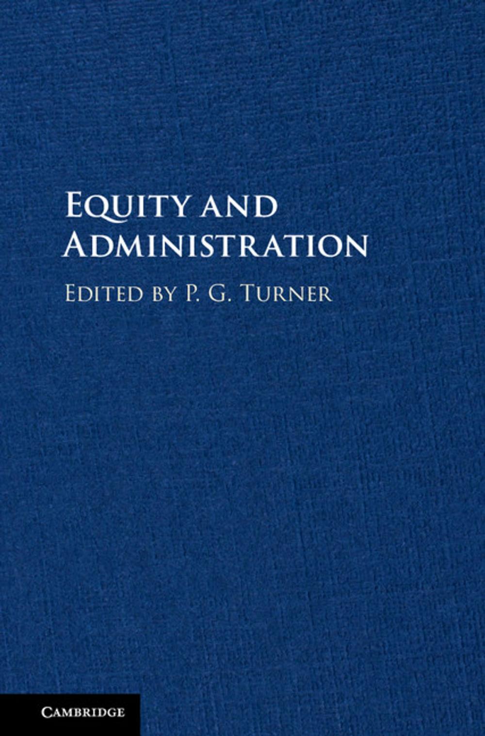 Big bigCover of Equity and Administration