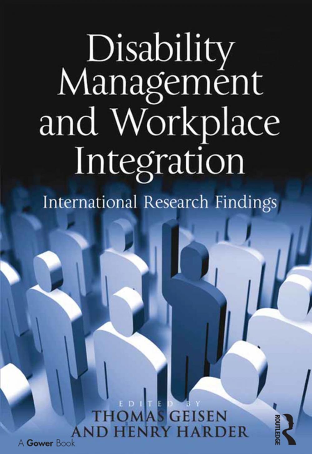 Big bigCover of Disability Management and Workplace Integration