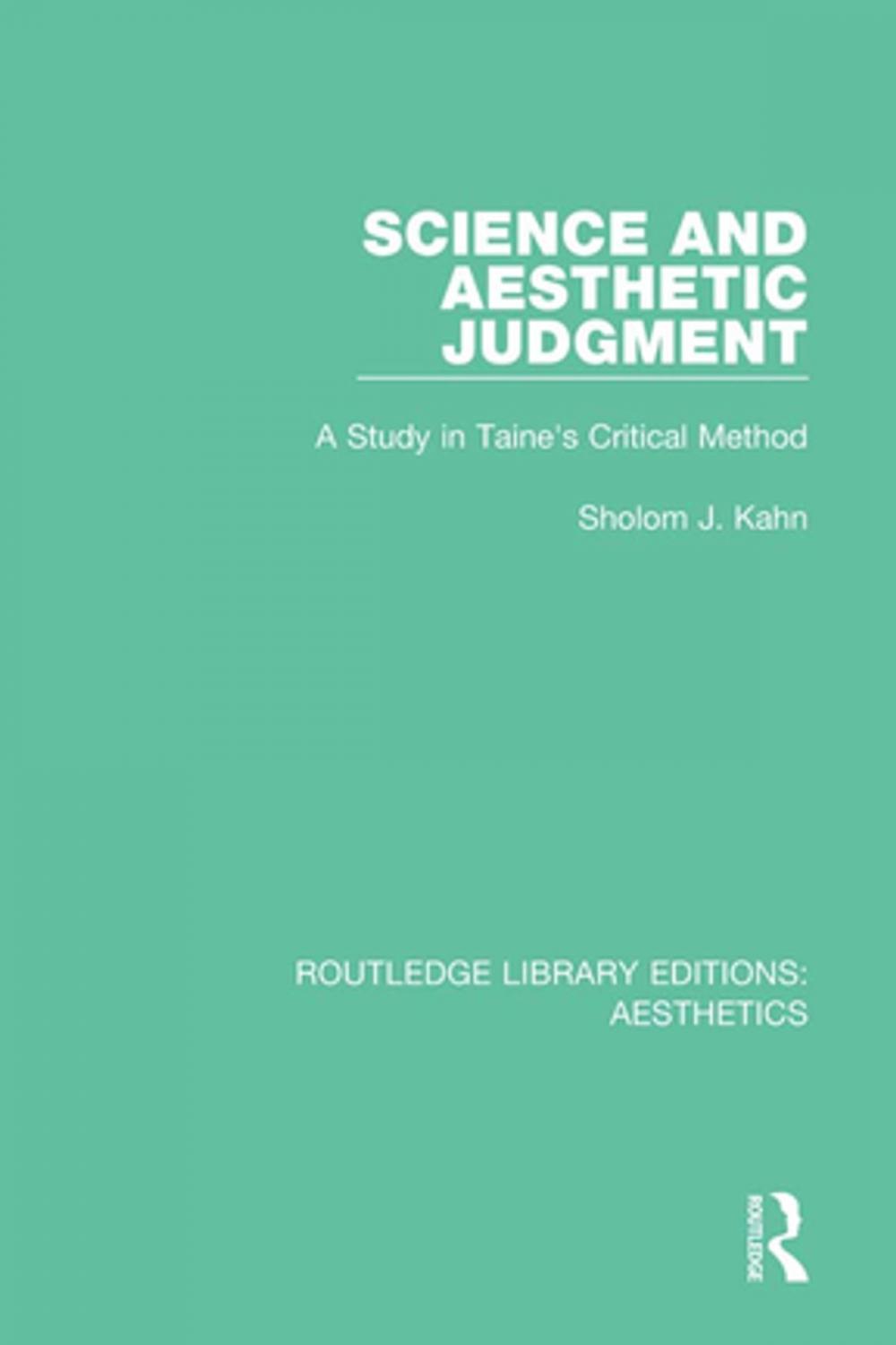 Big bigCover of Science and Aesthetic Judgement