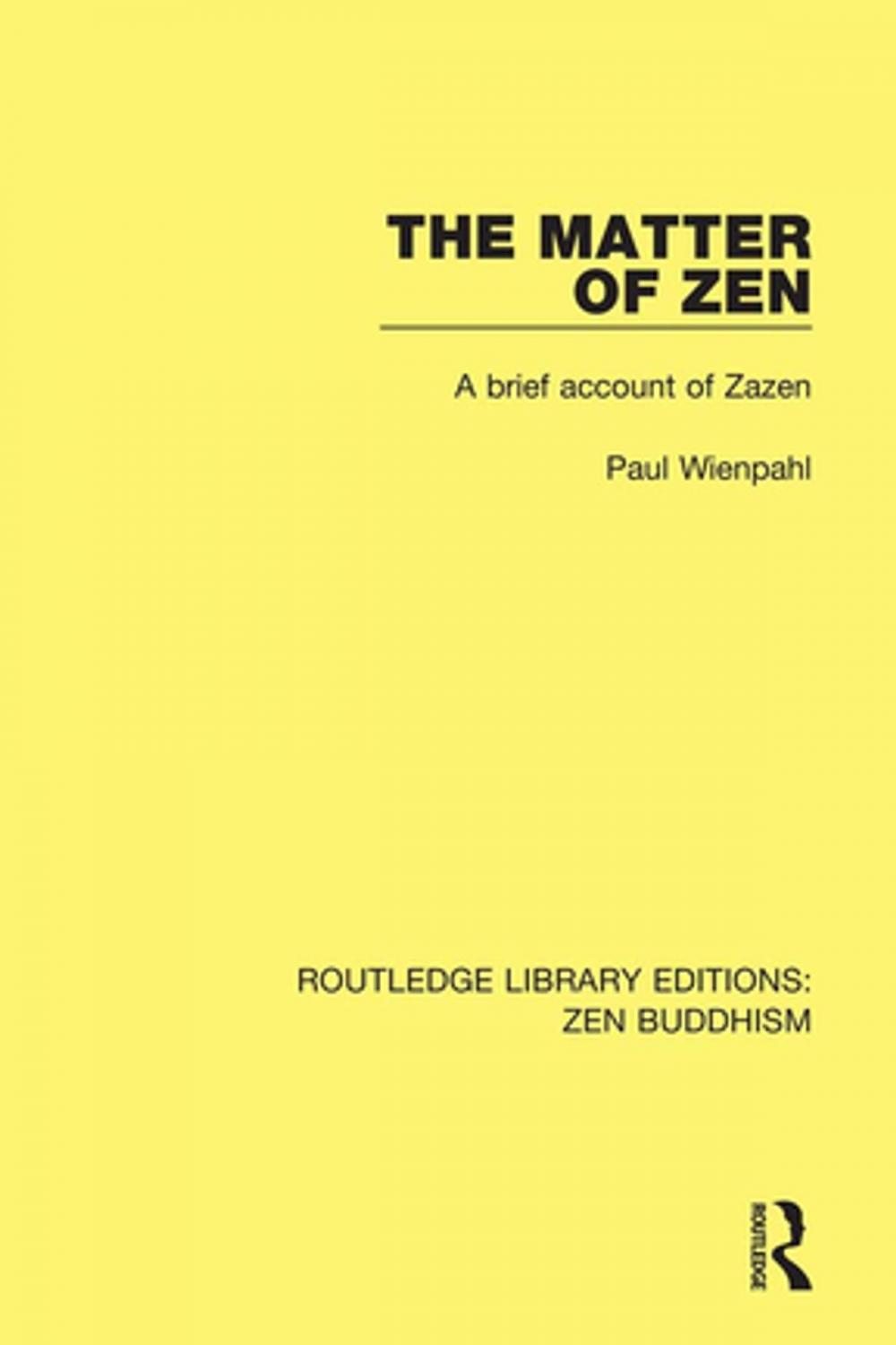 Big bigCover of The Matter of Zen