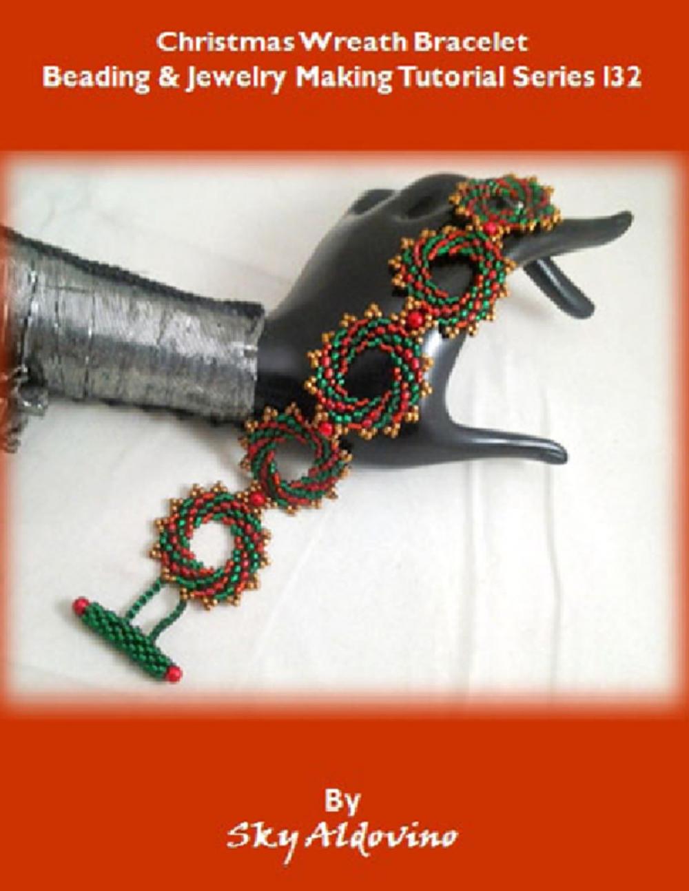 Big bigCover of Christmas Wreath Bracelet Beading & Jewelry Making Tutorial Series I32