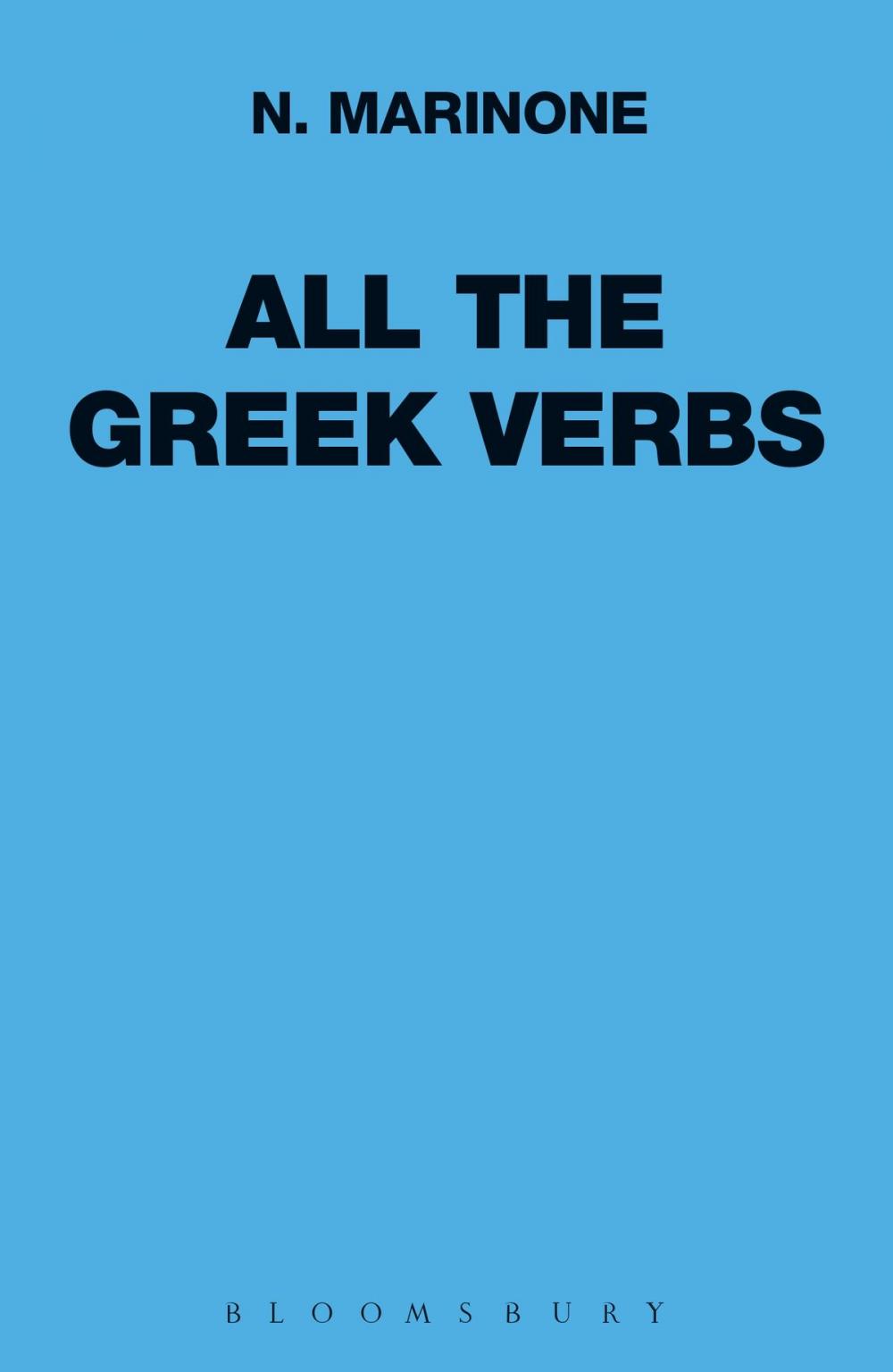 Big bigCover of All the Greek Verbs