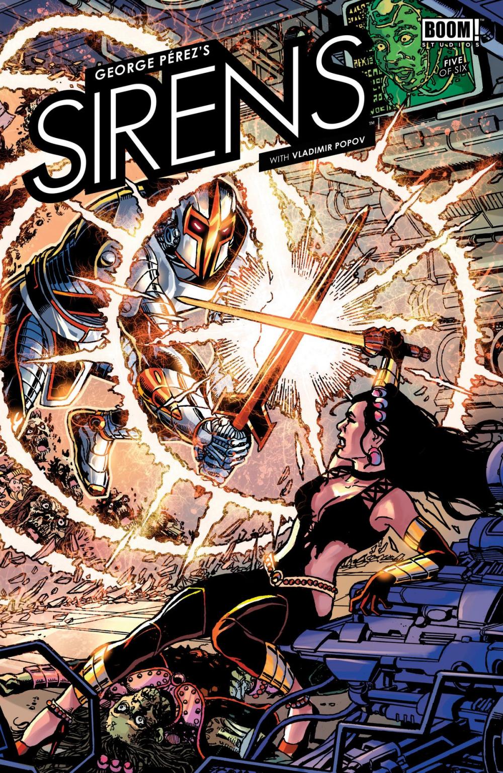 Big bigCover of George Perez's Sirens #5