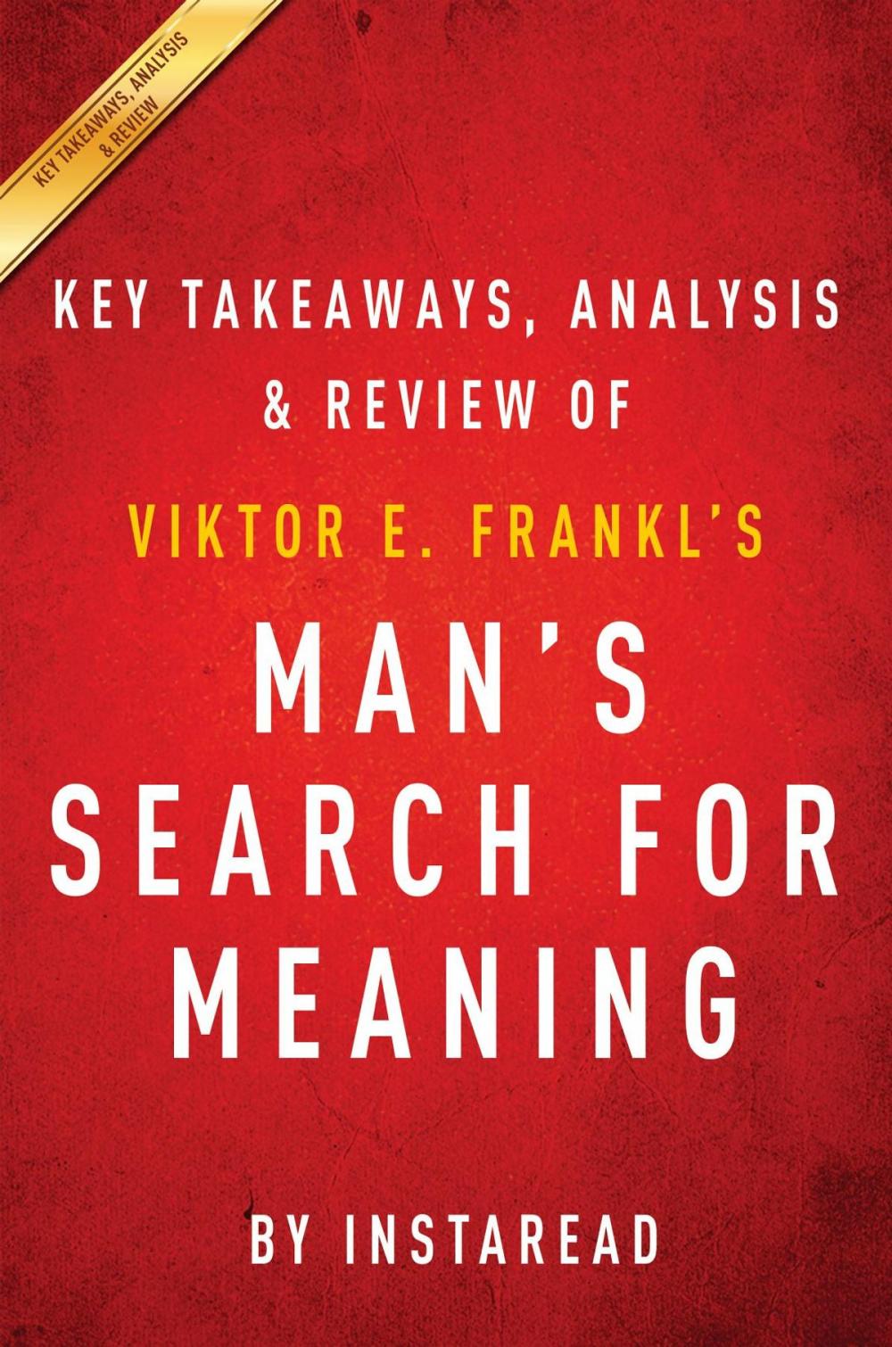 Big bigCover of Summary of Man's Search for Meaning