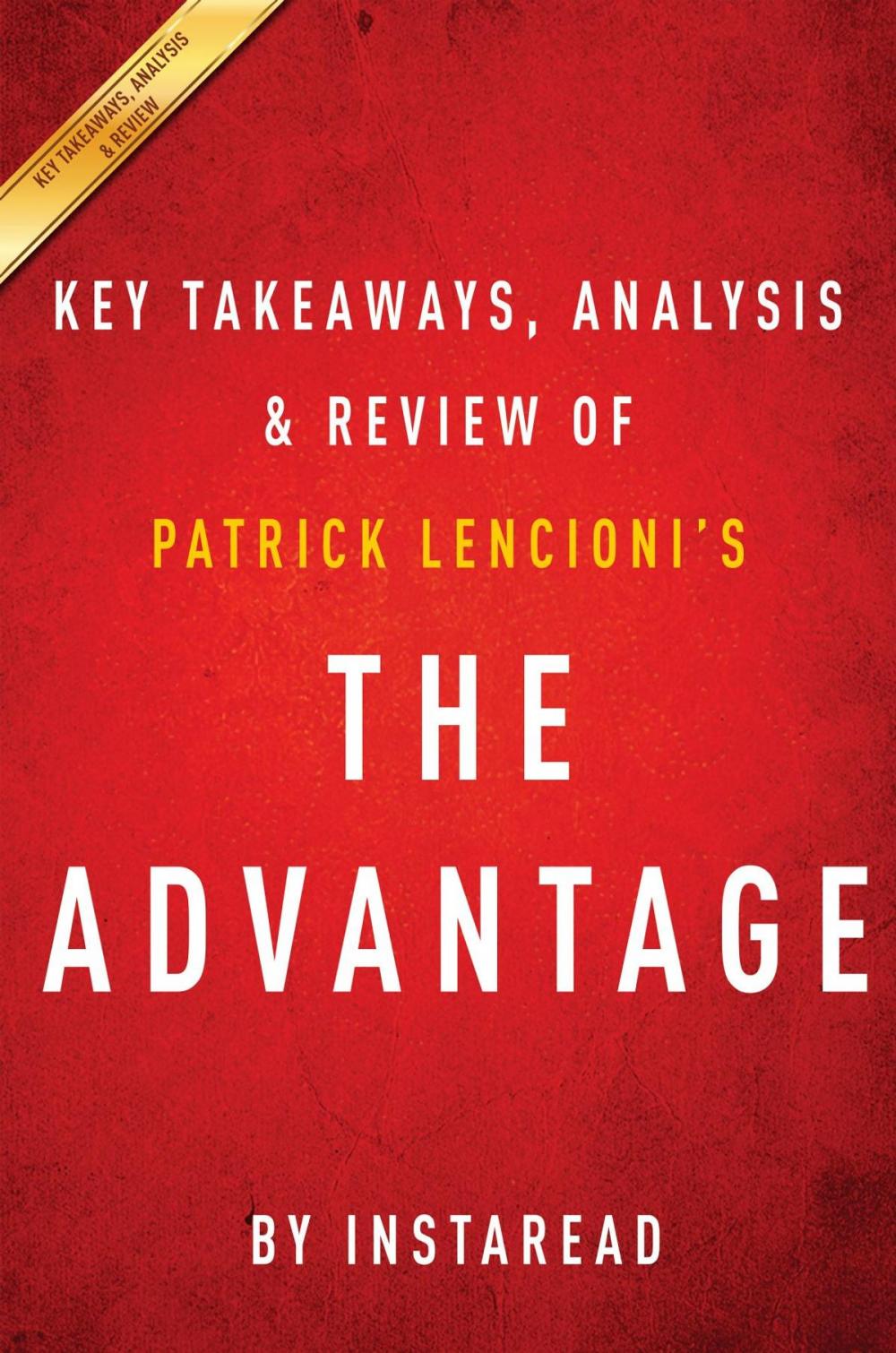 Big bigCover of Summary of The Advantage