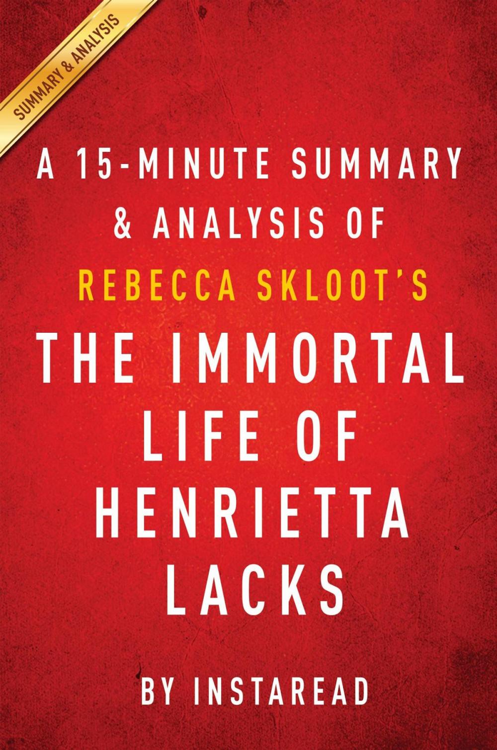 Big bigCover of Summary of The Immortal Life of Henrietta Lacks