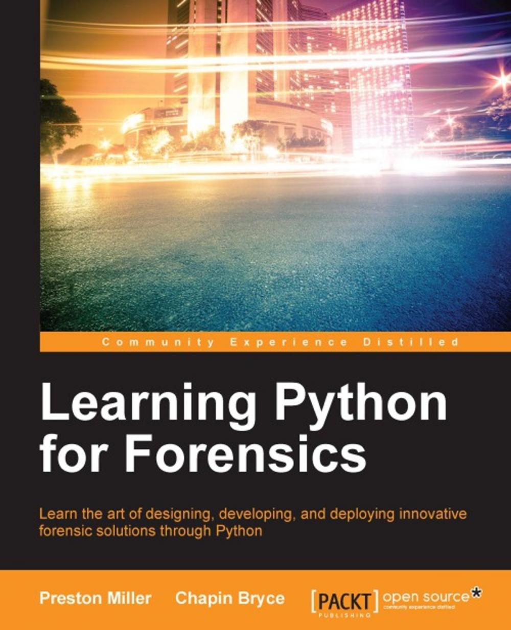 Big bigCover of Learning Python for Forensics