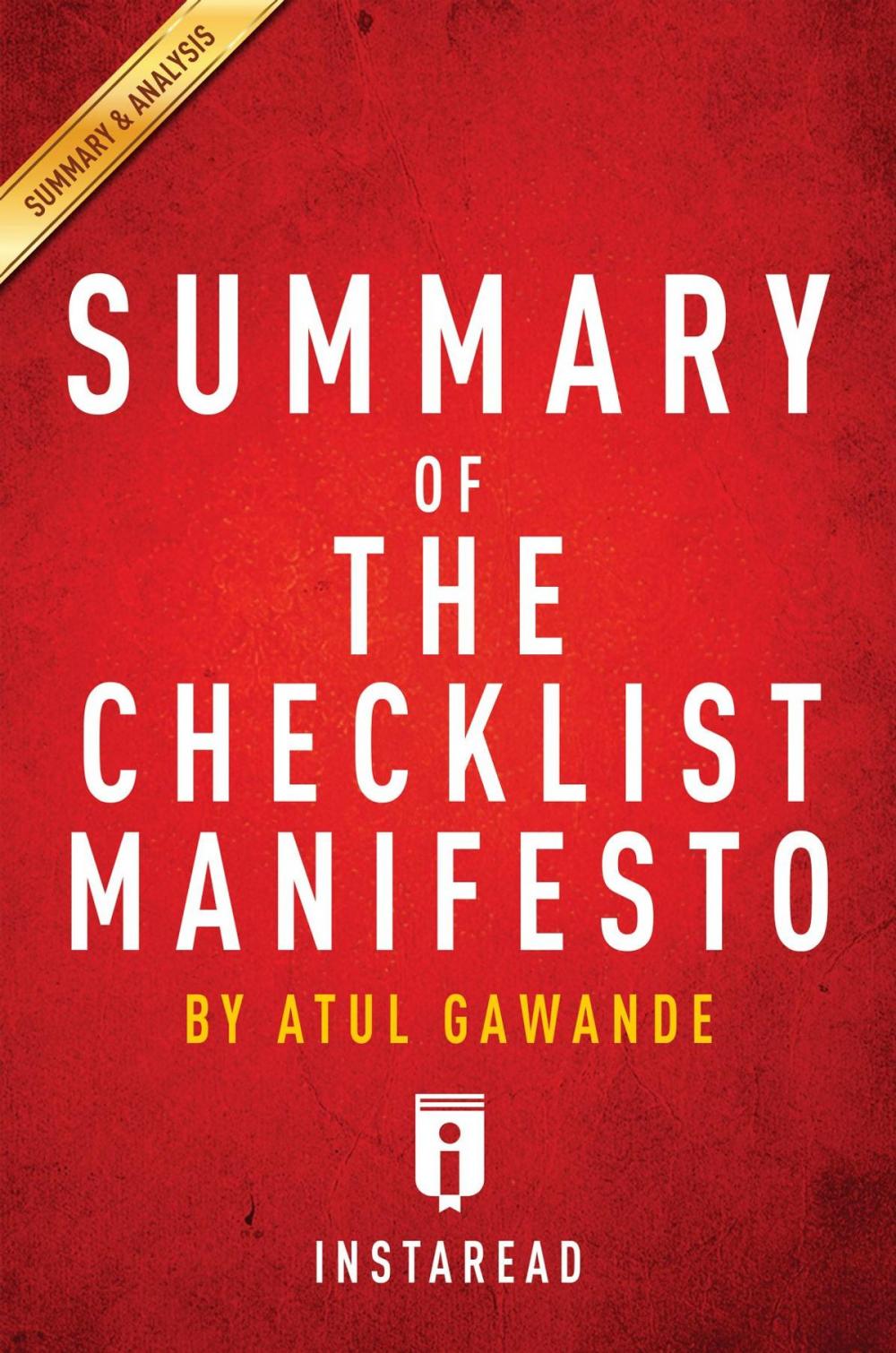 Big bigCover of Summary of The Checklist Manifesto