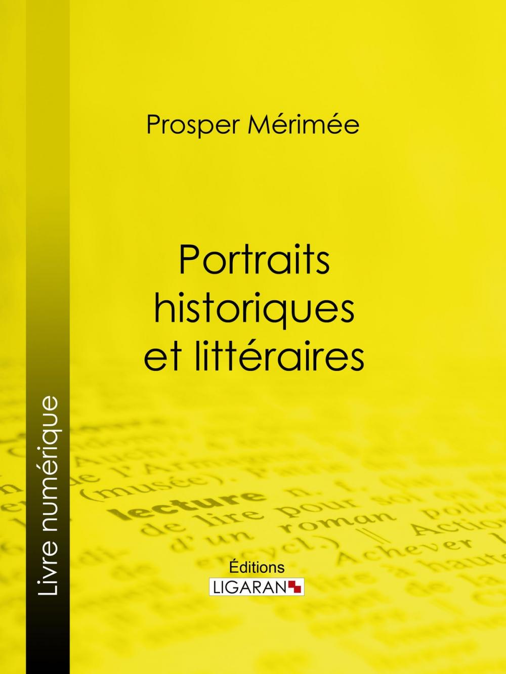 Big bigCover of Portraits historiques et littéraires