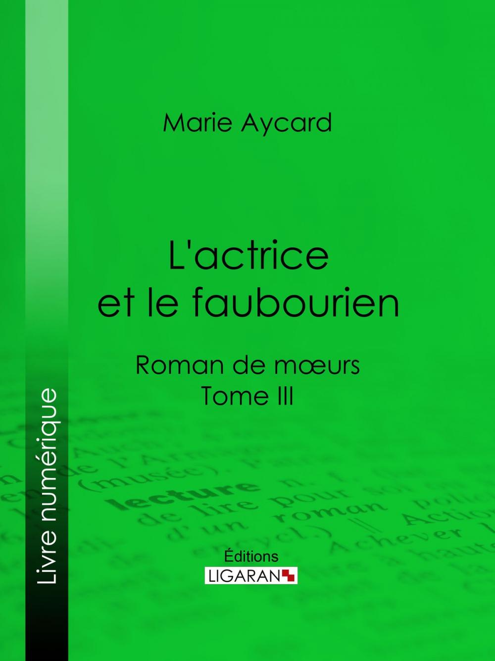 Big bigCover of L'Actrice et le faubourien