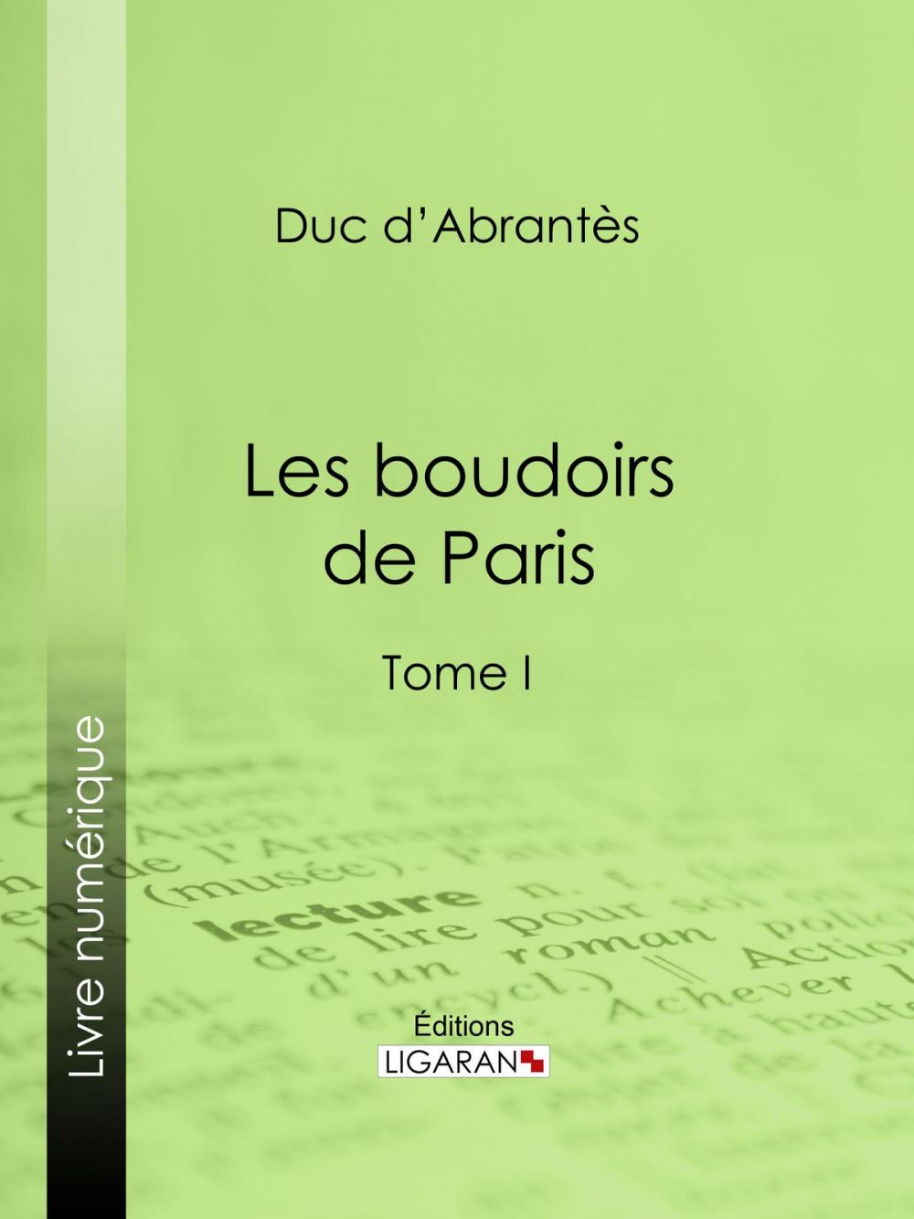 Big bigCover of Les Boudoirs de Paris