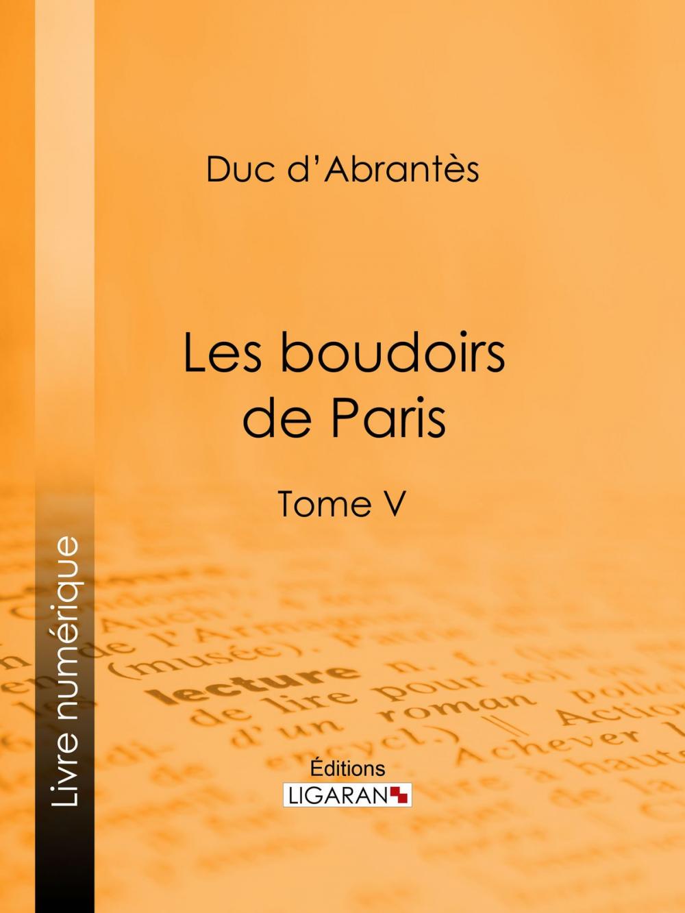 Big bigCover of Les Boudoirs de Paris