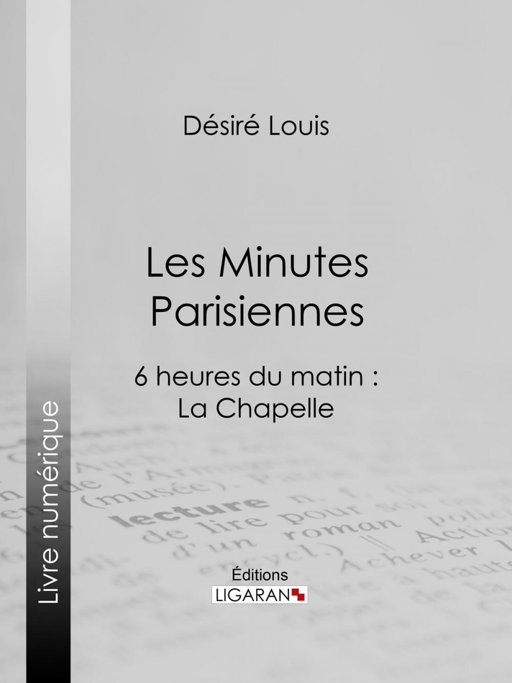 Big bigCover of Les Minutes parisiennes