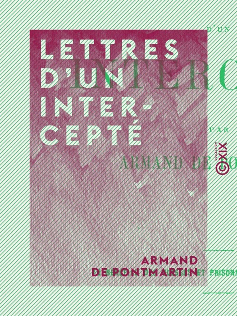 Big bigCover of Lettres d'un intercepté