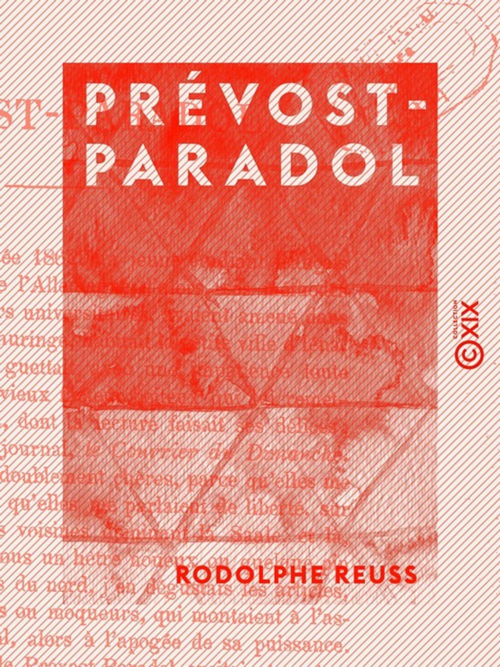 Big bigCover of Prévost-Paradol