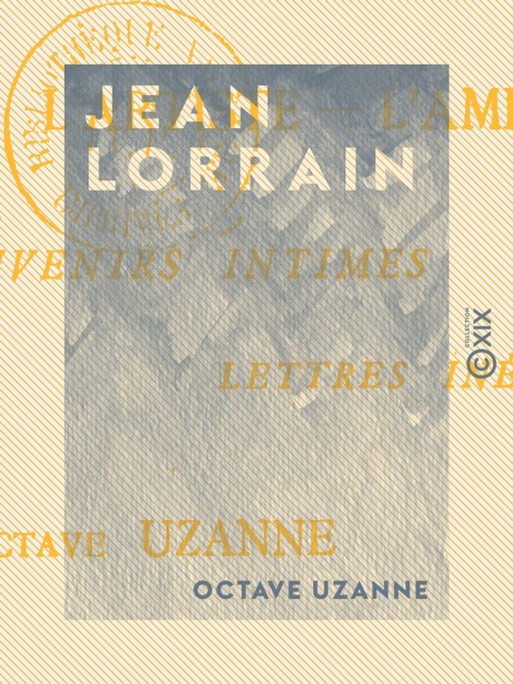 Big bigCover of Jean Lorrain