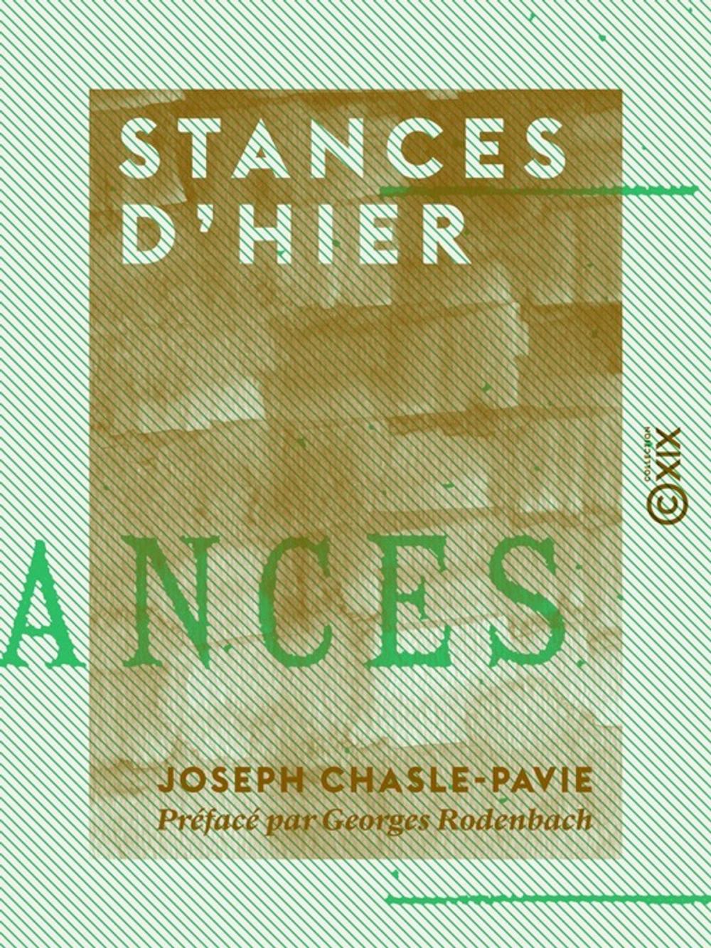 Big bigCover of Stances d'hier