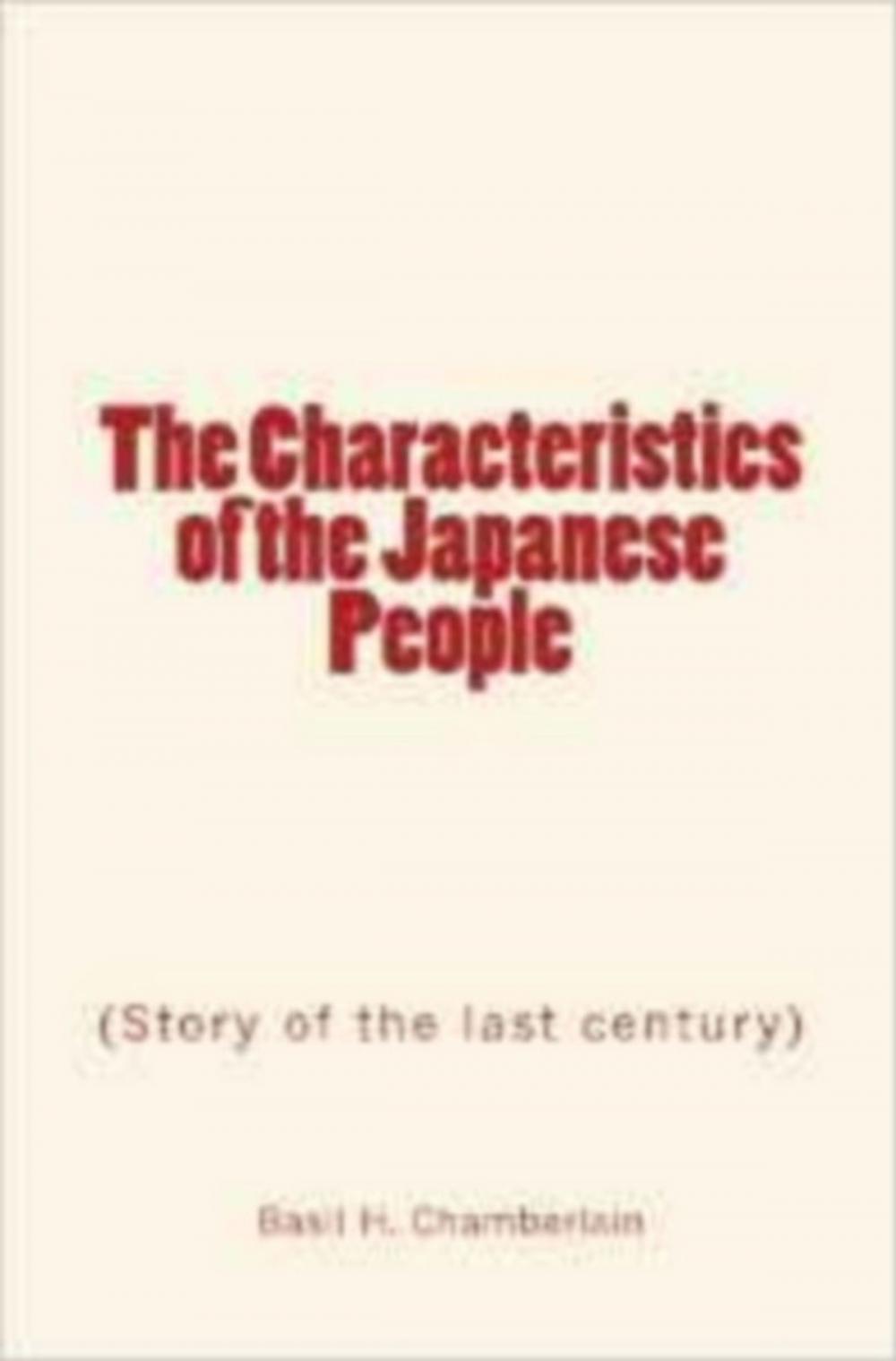 Big bigCover of The Characteristics of the Japanese People