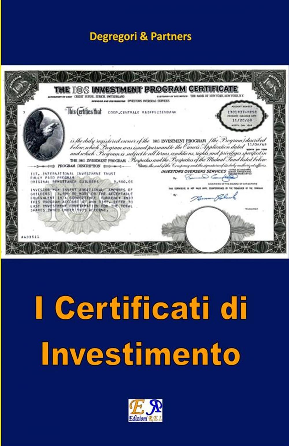 Big bigCover of I Certificati di Investimento