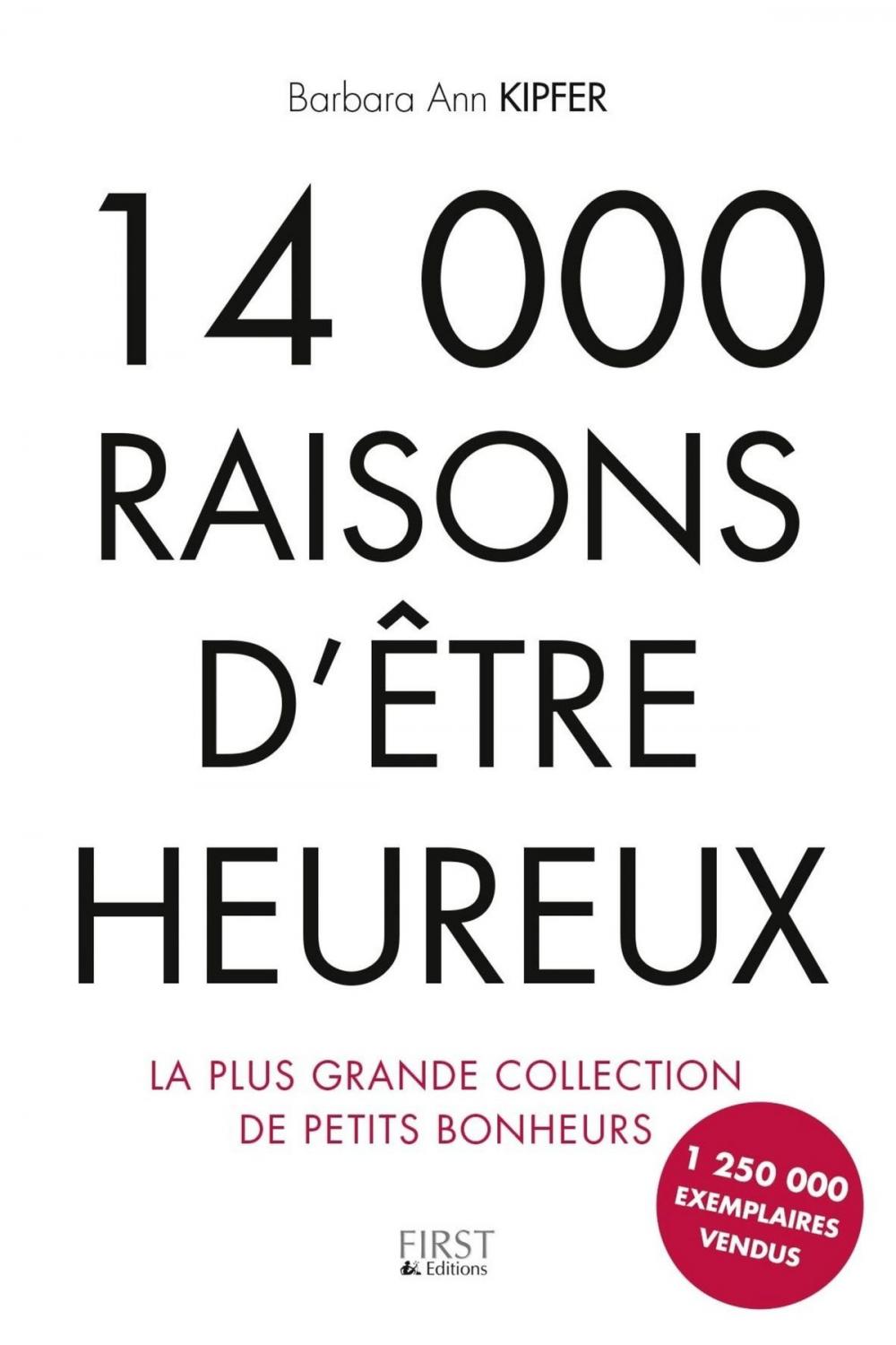 Big bigCover of 14 000 raisons d'être heureux