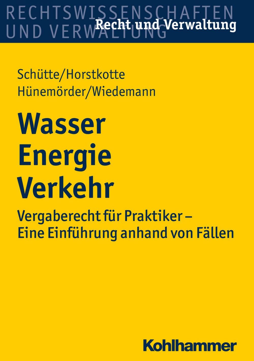 Big bigCover of Wasser Energie Verkehr