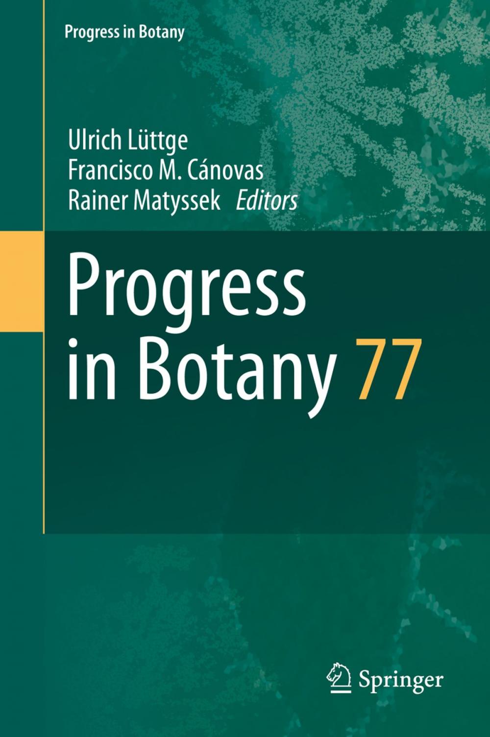 Big bigCover of Progress in Botany 77