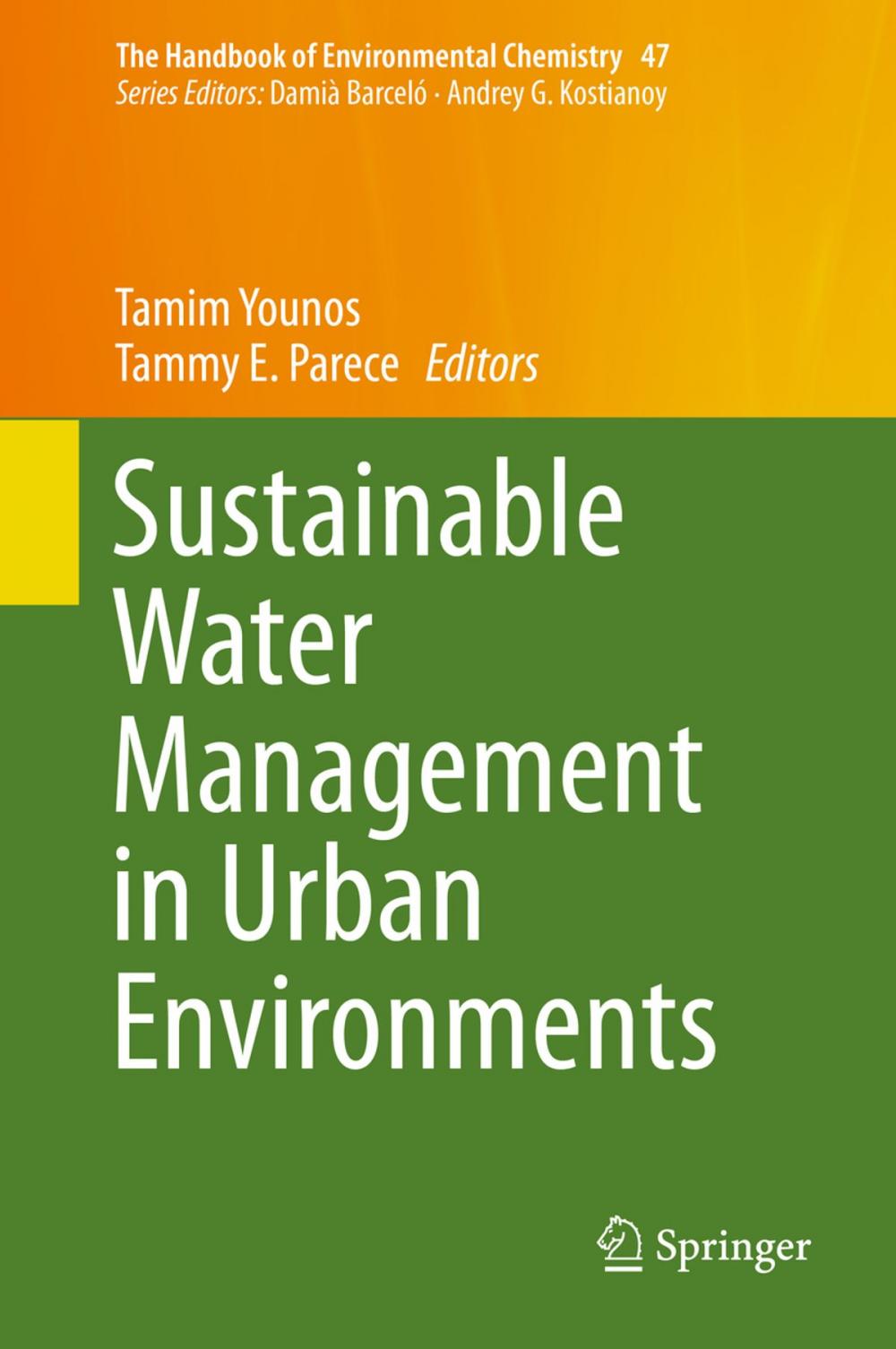 Big bigCover of Sustainable Water Management in Urban Environments