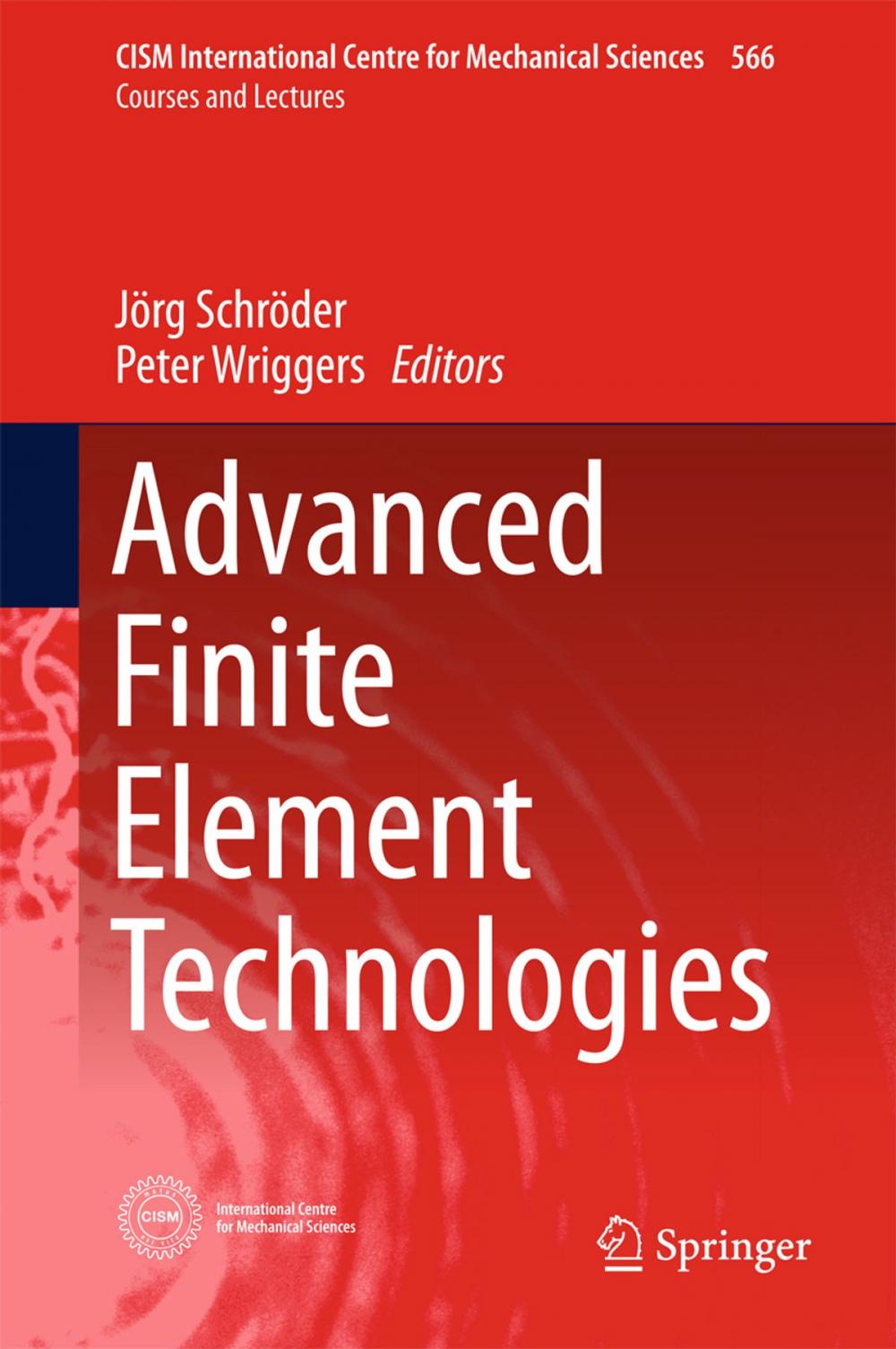 Big bigCover of Advanced Finite Element Technologies