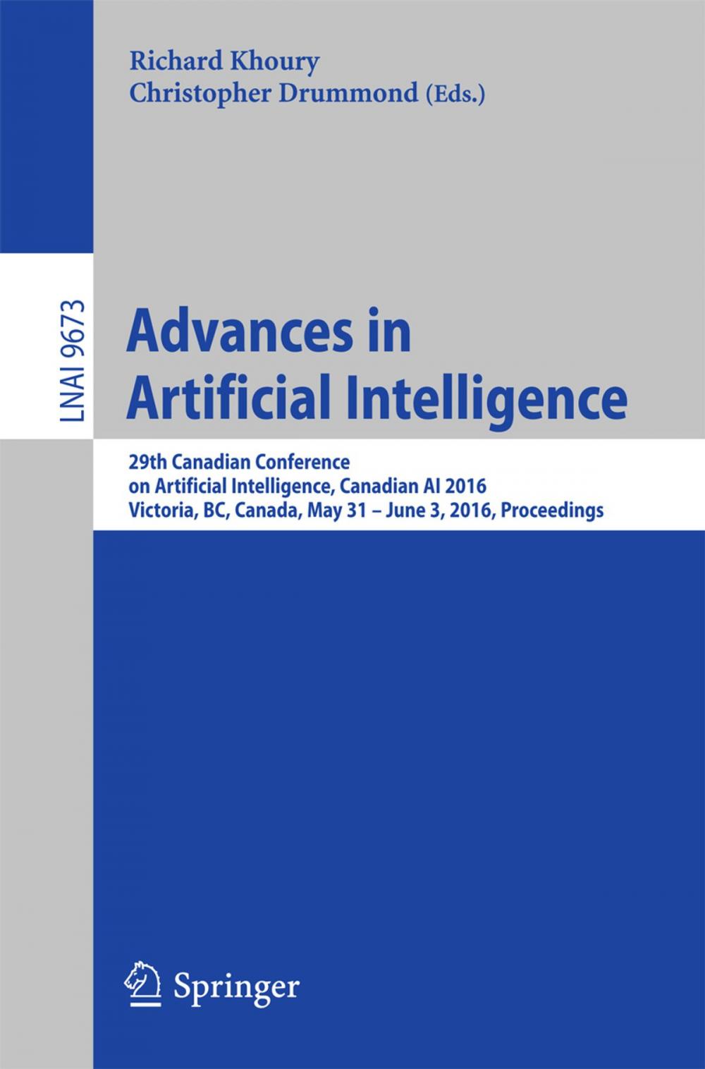 Big bigCover of Advances in Artificial Intelligence