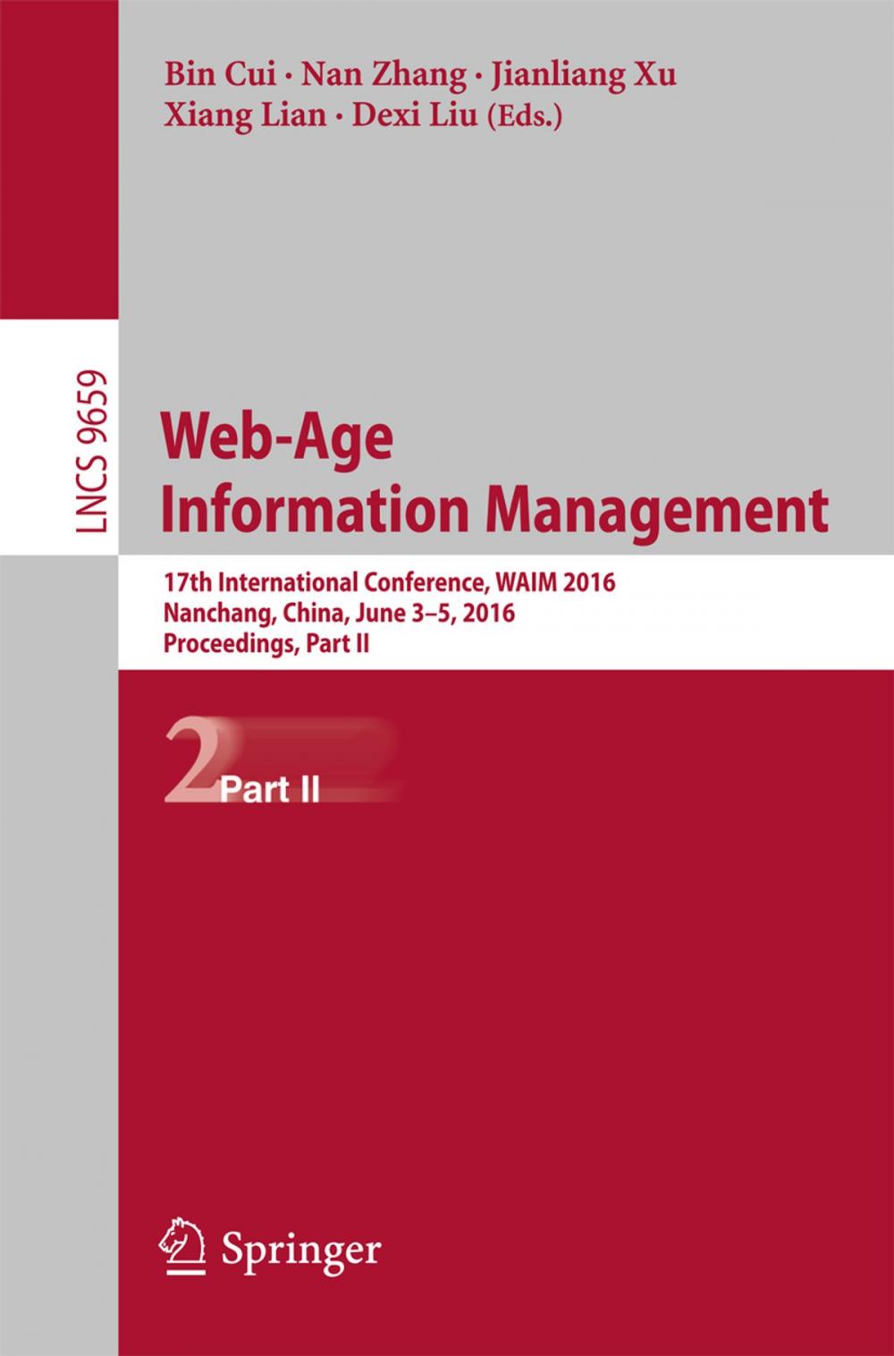 Big bigCover of Web-Age Information Management