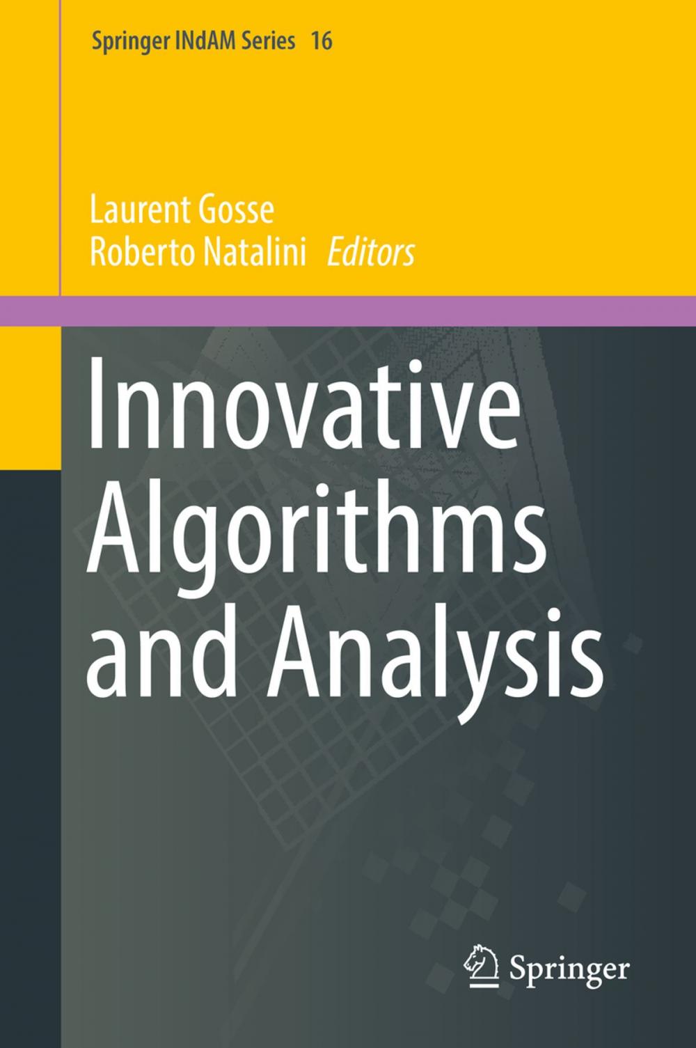 Big bigCover of Innovative Algorithms and Analysis