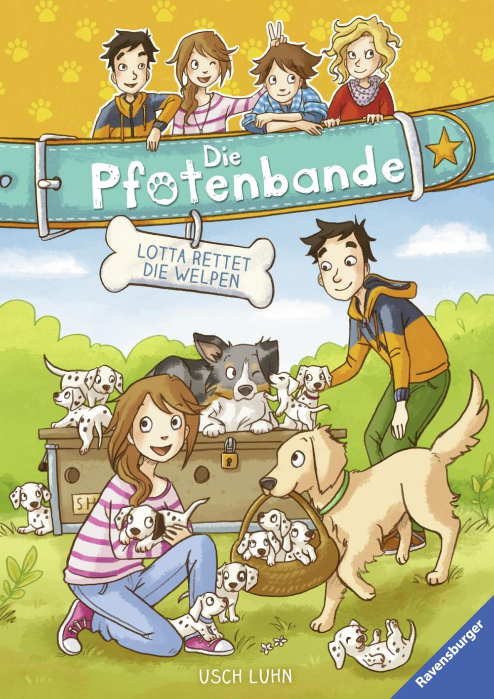 Big bigCover of Die Pfotenbande 1: Lotta rettet die Welpen