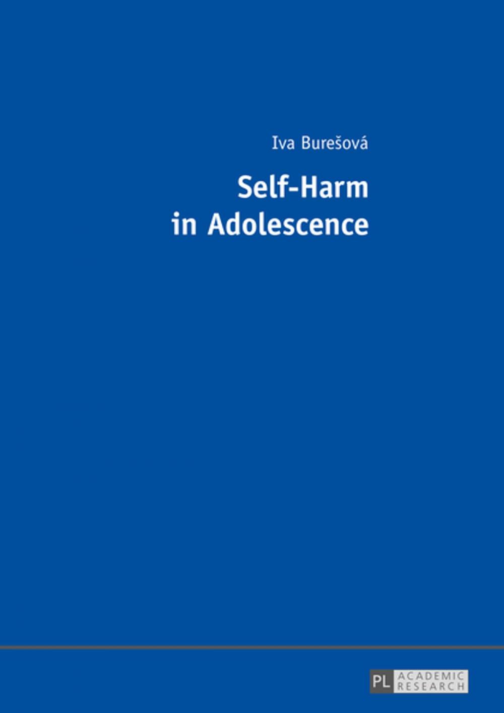 Big bigCover of Self-Harm in Adolescence