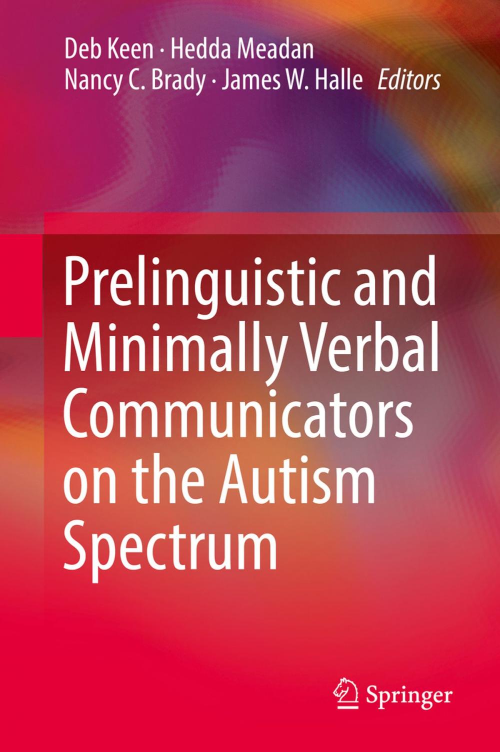 Big bigCover of Prelinguistic and Minimally Verbal Communicators on the Autism Spectrum